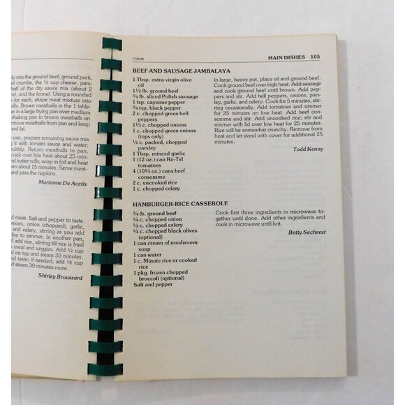 Treasured Recipes Cookbook St Michaels Catholic Church Family Friends PB Spiral - Picture 8 of 9